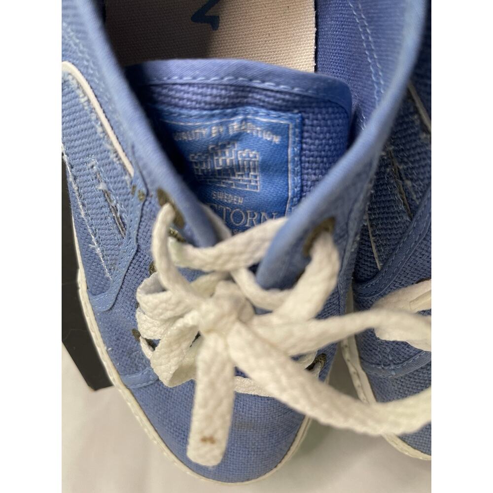 TRETORN Canvas Sneakers Women's 8.5 Shoes Blue Marina Lace-Up Athleisure Casual - Picture 8 of 11